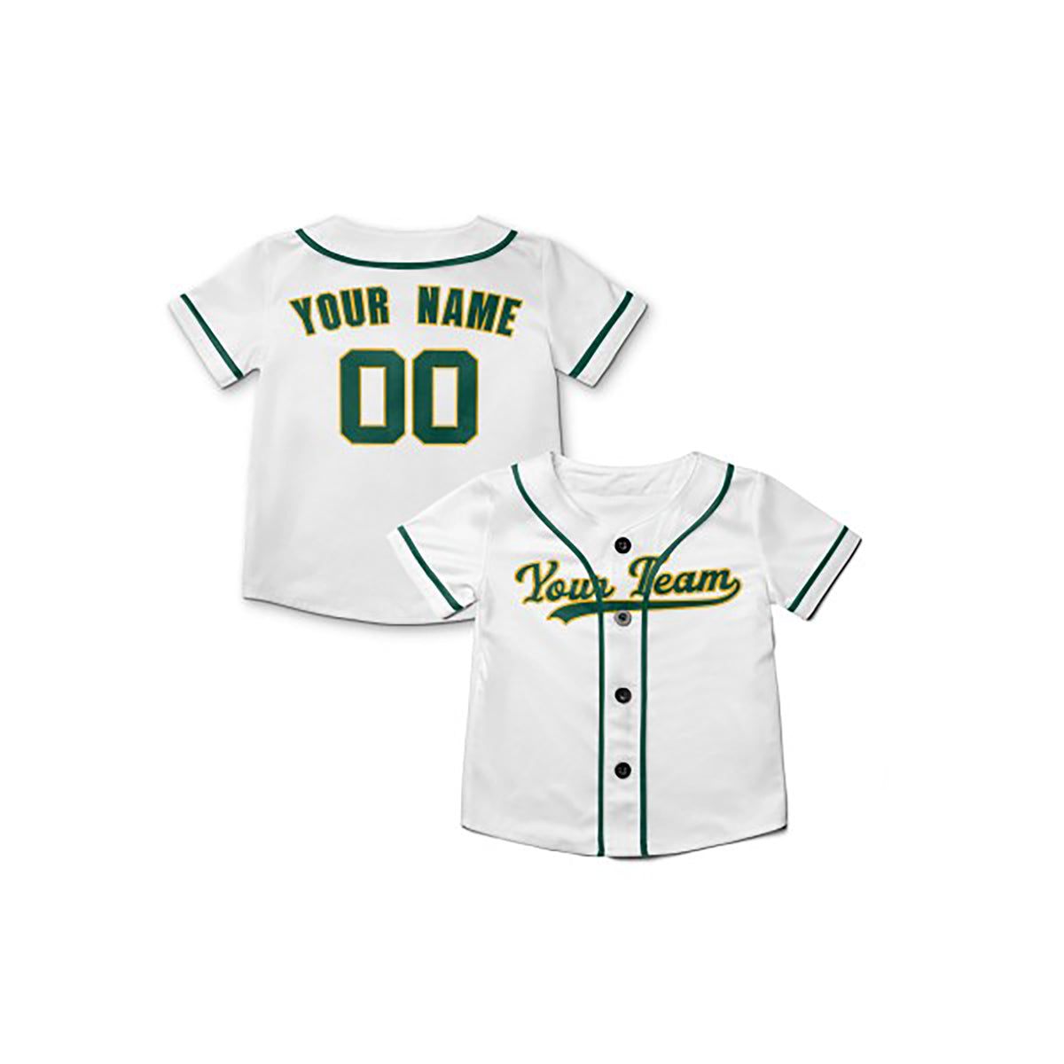Personalized Oakland Athletics Baseball Jersey - White Home Style, Custom Name & Number-4