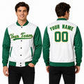 Personalized Oakland Athletics Varsity Jacket – White Green Alternate Style, Custom Name & Number-1
