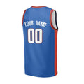 Personalized Oklahoma City Thunder Basketball Jersey - Blue Swingman Icon Style, Custom Name & Number-4