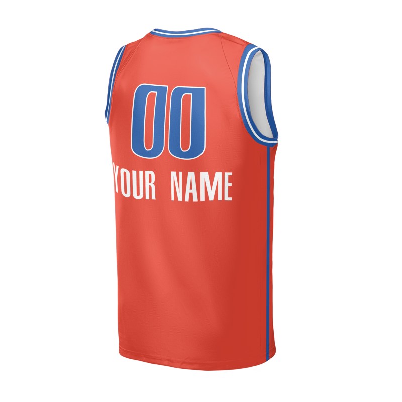 Personalized Oklahoma City Thunder Basketball Jersey - Orange Swingman Statement Style, Custom Name & Number-4