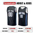 Personalized Orlando Magic Basketball Jersey - Black 2024 Fast Break Icon Style, Custom Name & Number-2