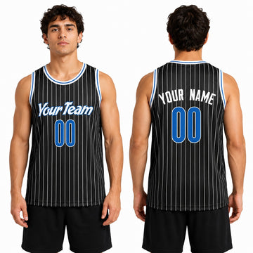 Personalized Orlando Magic Basketball Jersey - Black Swingman Hardwood Classics Style, Custom Name & Number-1