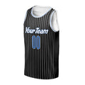 Personalized Orlando Magic Basketball Jersey - Black Swingman Hardwood Classics Style, Custom Name & Number-3