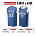 Personalized Orlando Magic Basketball Jersey - Blue Fast Break Statement Style, Custom Name & Number-2