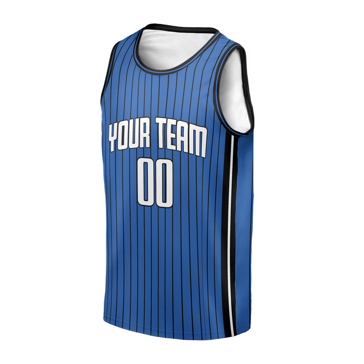 Personalized Orlando Magic Basketball Jersey - Blue Fast Break Statement Style, Custom Name & Number-3