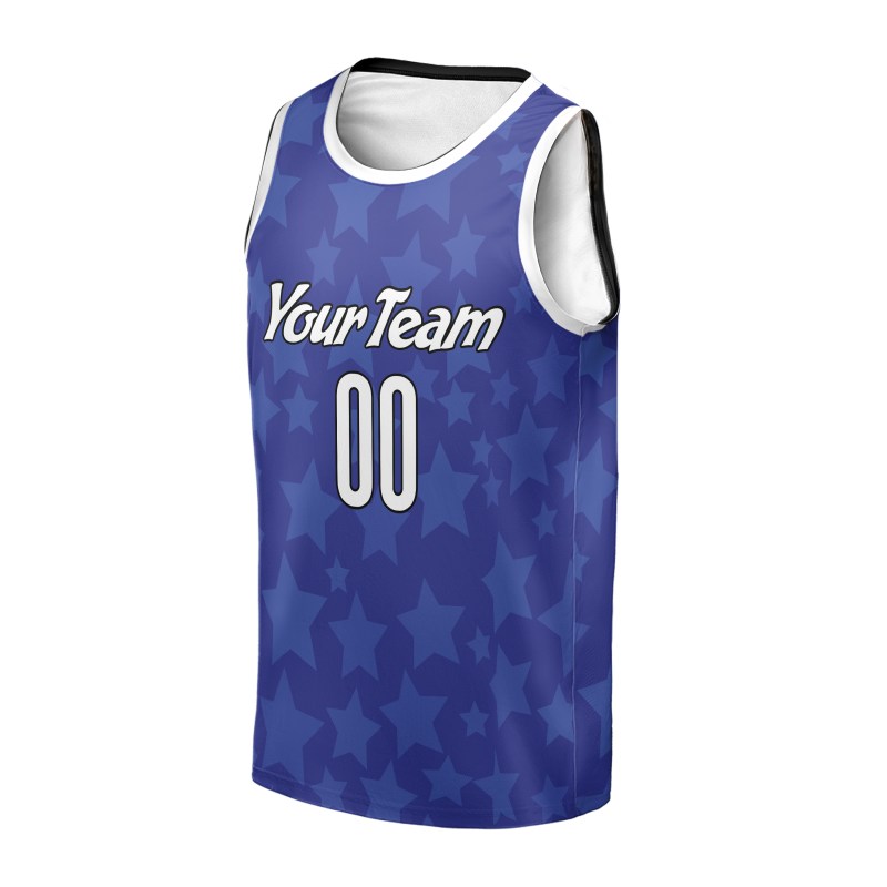 Personalized Orlando Magic Basketball Jersey - Blue Swingman Hardwood Classics Style, Custom Name & Number-3