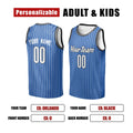 Personalized Orlando Magic Basketball Jersey - Blue Swingman Icon Style, Custom Name & Number-2