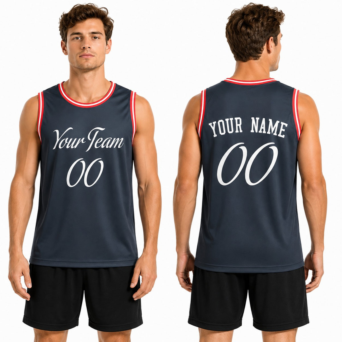 Personalized Philadelphia 76ers Basketball Jersey - Navy 2025/26 Swingman City Style, Custom Name & Number-1