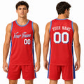 Personalized Philadelphia 76ers Basketball Jersey - Red Swingman Statement Style, Custom Name & Number-1
