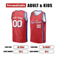Personalized Philadelphia 76ers Basketball Jersey - Red Swingman Statement Style, Custom Name & Number-2