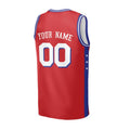Personalized Philadelphia 76ers Basketball Jersey - Red Swingman Statement Style, Custom Name & Number-4