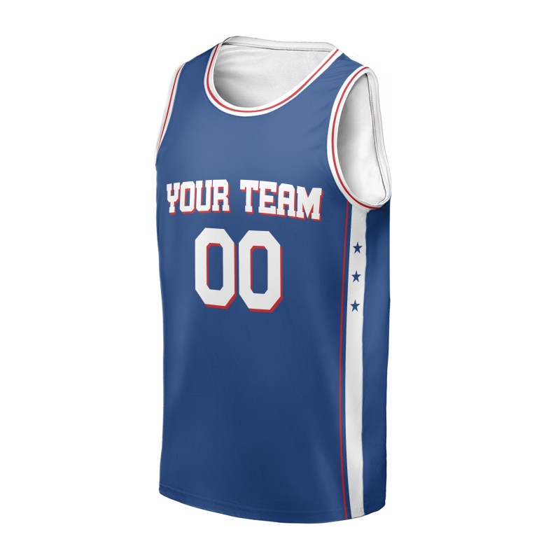Personalized Philadelphia 76ers Basketball Jersey - Royal Swingman Icon Style, Custom Name & Number-3
