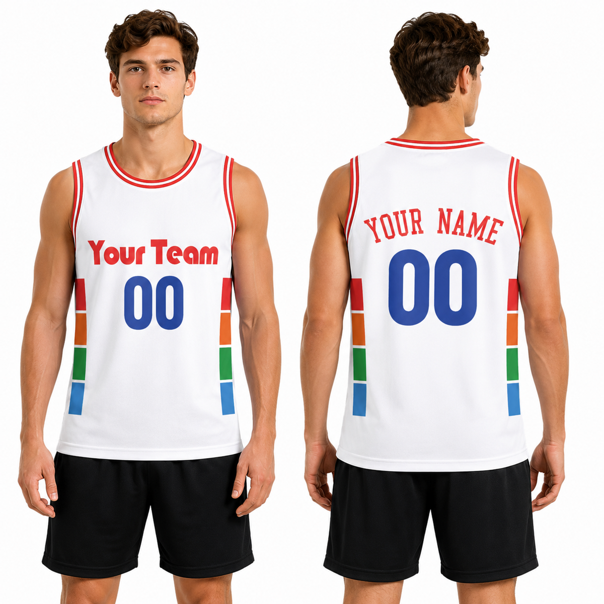 Personalized Philadelphia 76ers Basketball Jersey - White 2024/25 Swingman City Style, Custom Name & Number-1