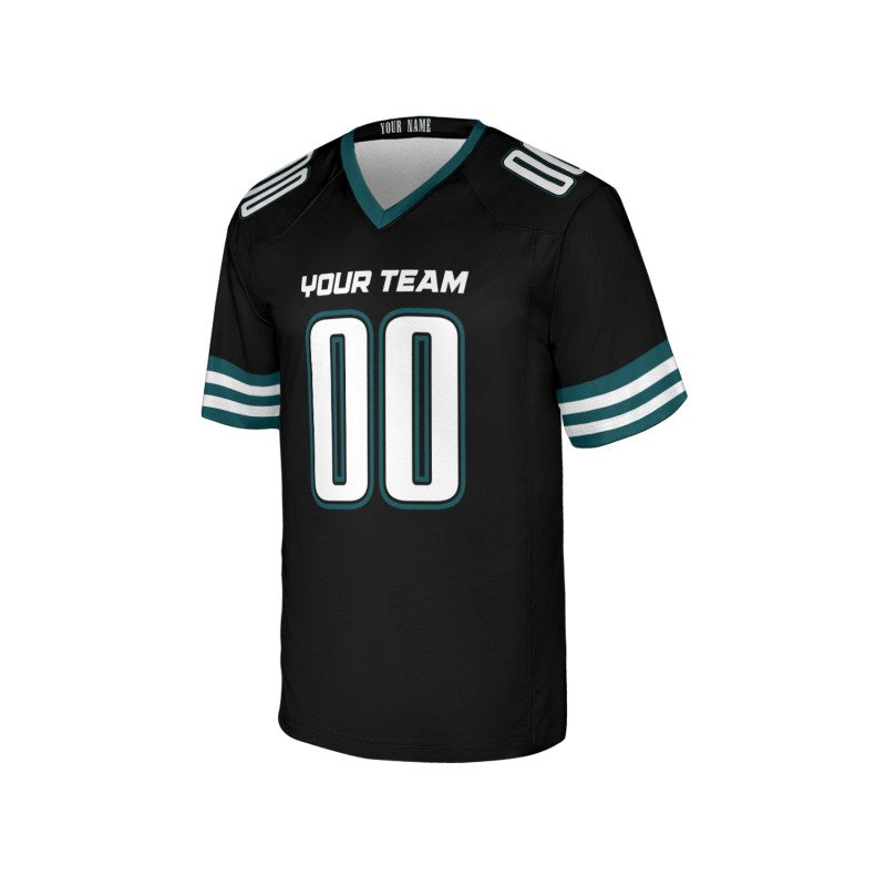 Personalized Philadelphia Eagles Football Jersey - Black 2004 Throwback Style, Custom Name & Number-4