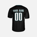 Personalized Philadelphia Eagles Football Jersey - Black Fan Style, Custom Name & Number-4