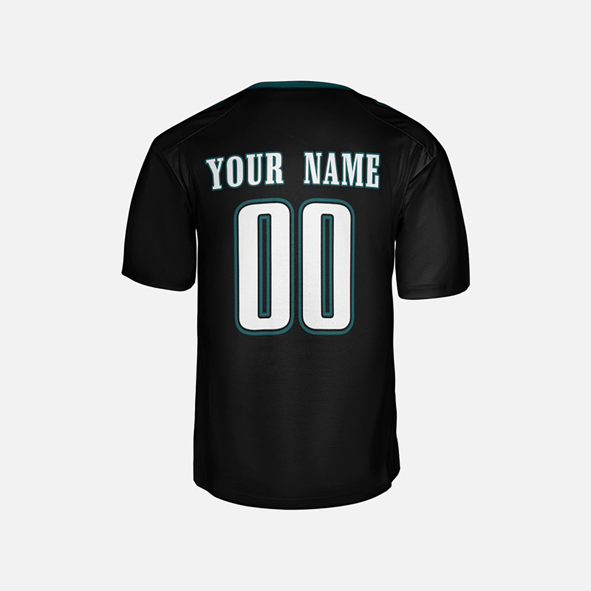 Personalized Philadelphia Eagles Football Jersey - Black Fan Style, Custom Name & Number-4