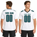 Personalized Philadelphia Eagles Football Jersey - White Fan Style, Custom Name & Number-1