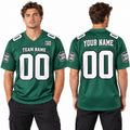 Personalized Philadelphia Eagles Football Jersey – Green Throwback Style, Custom Name Patch, Team Name, Number & Logo-1