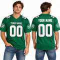 Personalized Philadelphia Eagles Football Jersey – Kelly Green Alternate Style, Custom Name Patch, Team Name, Number & Logo-1