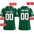 Personalized Philadelphia Eagles Football Jersey – Kelly Green Alternate Style, Custom Name Patch, Team Name, Number & Logo-2