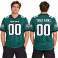 Personalized Philadelphia Eagles Football Jersey – Midnight Green Game Style, Custom Name Patch, Team Name, Number & Logo-1