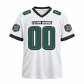 Personalized Philadelphia Eagles Football Jersey – White Game Style, Custom Name Patch, Team Name, Number & Logo-3