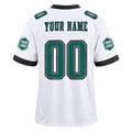 Personalized Philadelphia Eagles Football Jersey – White Game Style, Custom Name Patch, Team Name, Number & Logo-4