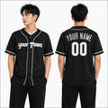 Personalized Philadelphia Phillies Baseball Jersey - Black Fashion Style, Custom Name & Number-1