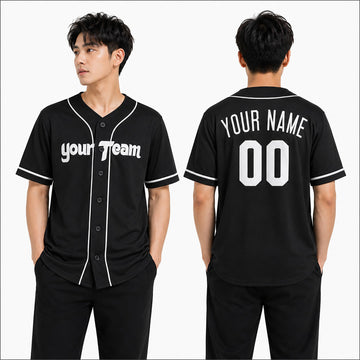 Personalized Philadelphia Phillies Baseball Jersey - Black Fashion Style, Custom Name & Number-1