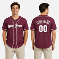 Personalized Philadelphia Phillies Baseball Jersey - Maroon Throwback Cooperstown Style, Custom Name & Number-1