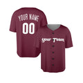 Personalized Philadelphia Phillies Baseball Jersey - Maroon Throwback Cooperstown Style, Custom Name & Number-3