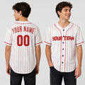 Personalized Philadelphia Phillies Baseball Jersey - White Home Style, Custom Name & Number-1