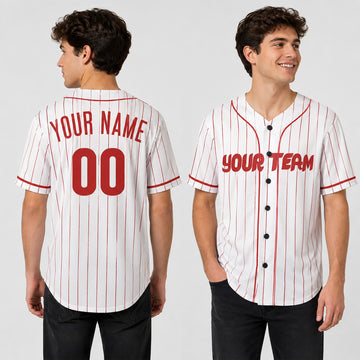 Personalized Philadelphia Phillies Baseball Jersey - White Home Style, Custom Name & Number-1
