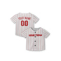 Personalized Philadelphia Phillies Baseball Jersey - White Home Style, Custom Name & Number-7