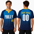 Personalized Philadelphia Phillies Philly Two-Button Baseball Jersey - City Connect Style, Custom Name & Number-1
