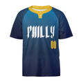 Personalized Philadelphia Phillies Philly Two-Button Baseball Jersey - City Connect Style, Custom Name & Number-4
