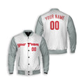 Personalized Philadelphia Phillies Varsity Jacket – White Gray Away Style, Custom Name & Number-3