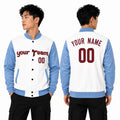 Personalized Philadelphia Phillies Varsity Jacket – White Light Blue Alternate Style, Custom Name & Number-1