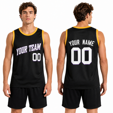 Personalized Phoenix Suns Basketball Jersey - Black Fast Break Icon Style, Custom Name & Number-1