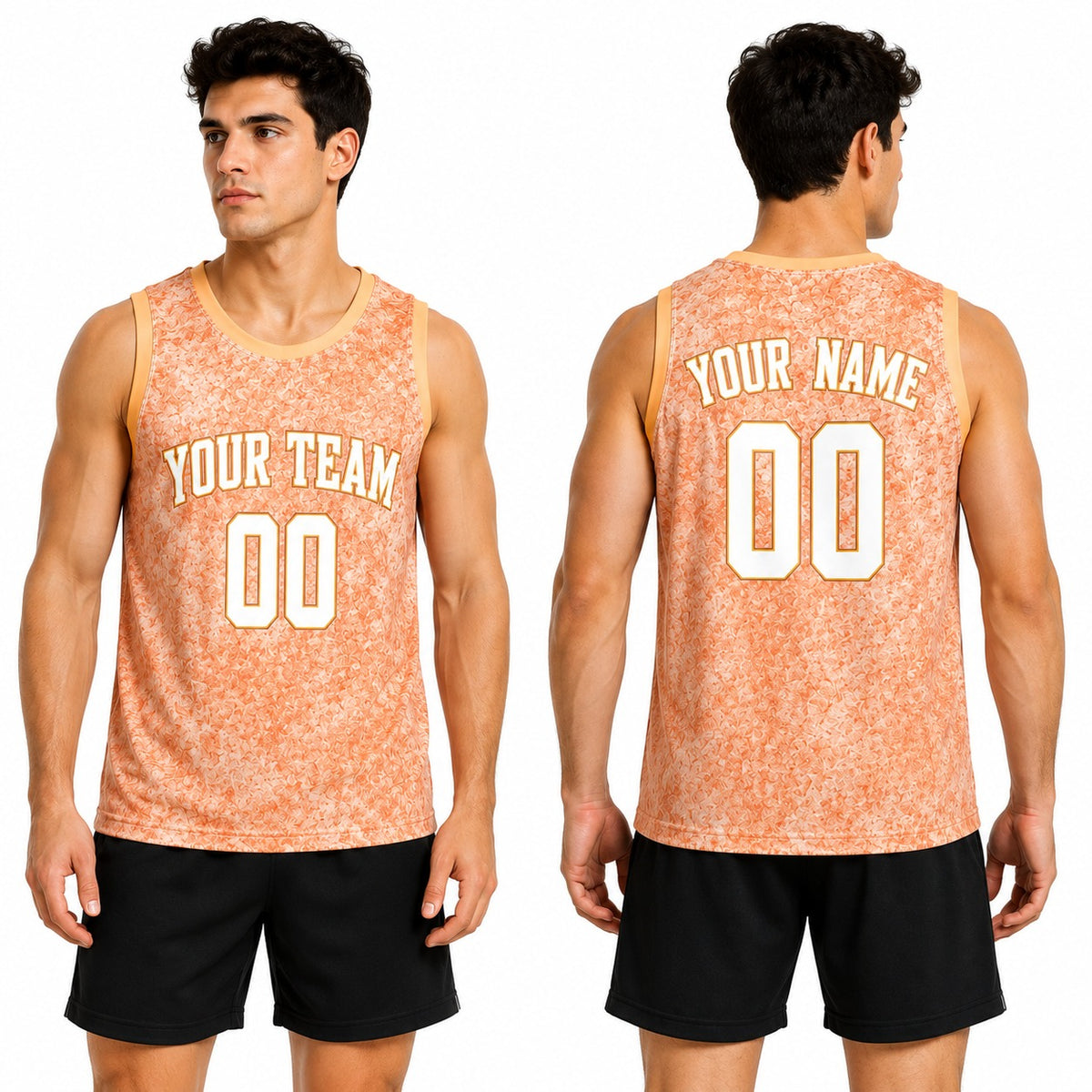 Personalized Phoenix Suns Basketball Jersey - Orange Swingman Select Series Style, Custom Name & Number-1