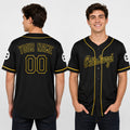Personalized Pittsburgh Pirates Baseball Jersey - Black Alternate Style, Custom Name & Number-1