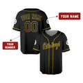 Personalized Pittsburgh Pirates Baseball Jersey - Black Alternate Style, Custom Name & Number-2