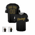 Personalized Pittsburgh Pirates Baseball Jersey - Black Alternate Style, Custom Name & Number-3