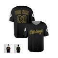 Personalized Pittsburgh Pirates Baseball Jersey - Black Alternate Style, Custom Name & Number-4