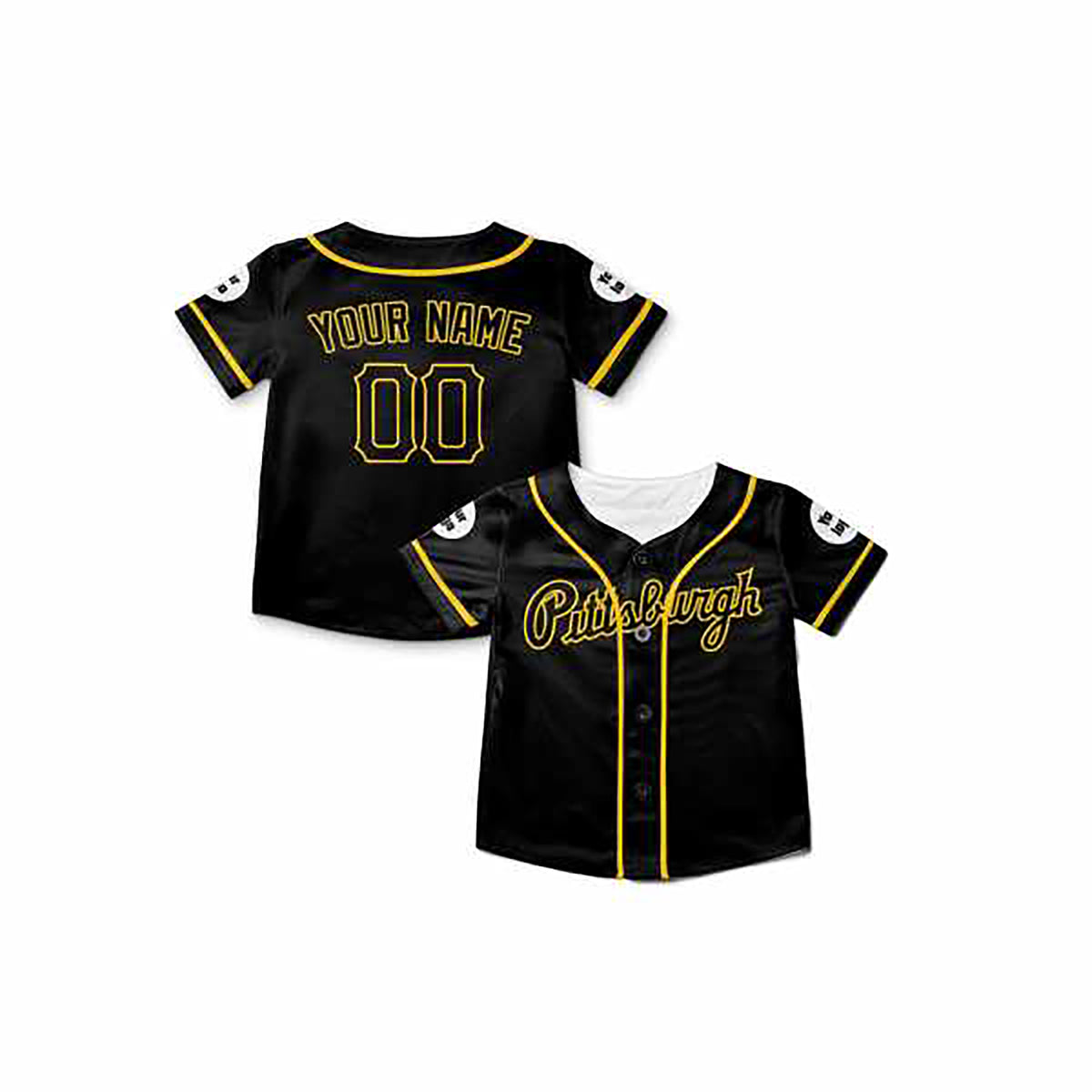 Personalized Pittsburgh Pirates Baseball Jersey - Black Alternate Style, Custom Name & Number-8