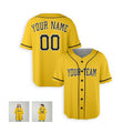 Personalized Pittsburgh Pirates Baseball Jersey - Gold Home City Style, Custom Name & Number-4