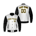 Personalized Pittsburgh Pirates Varsity Jacket – White Black Home Style, Custom Name & Number-2