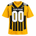 Personalized Pittsburgh Steelers 1933 Football Jersey – Gold Throwback Alternate Style, Custom Name Patch, Team Name, Number & Logo-3