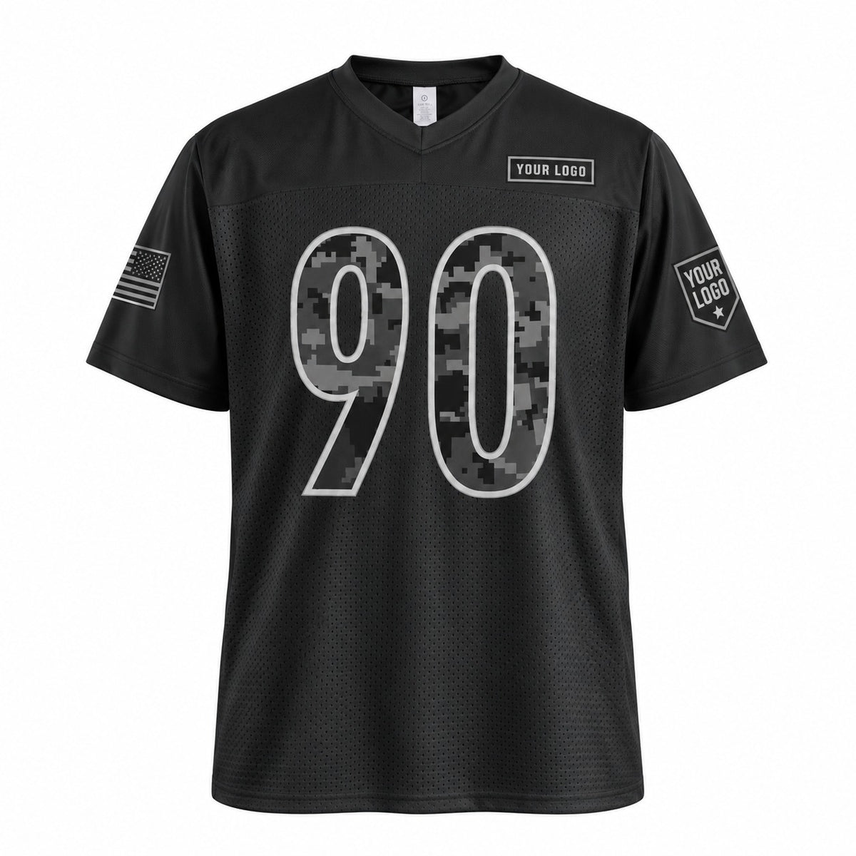 Personalized Pittsburgh Steelers 2026 Salute to Service Football Jersey – Black, Custom Name Patch, Team Name, Number & Logo-3