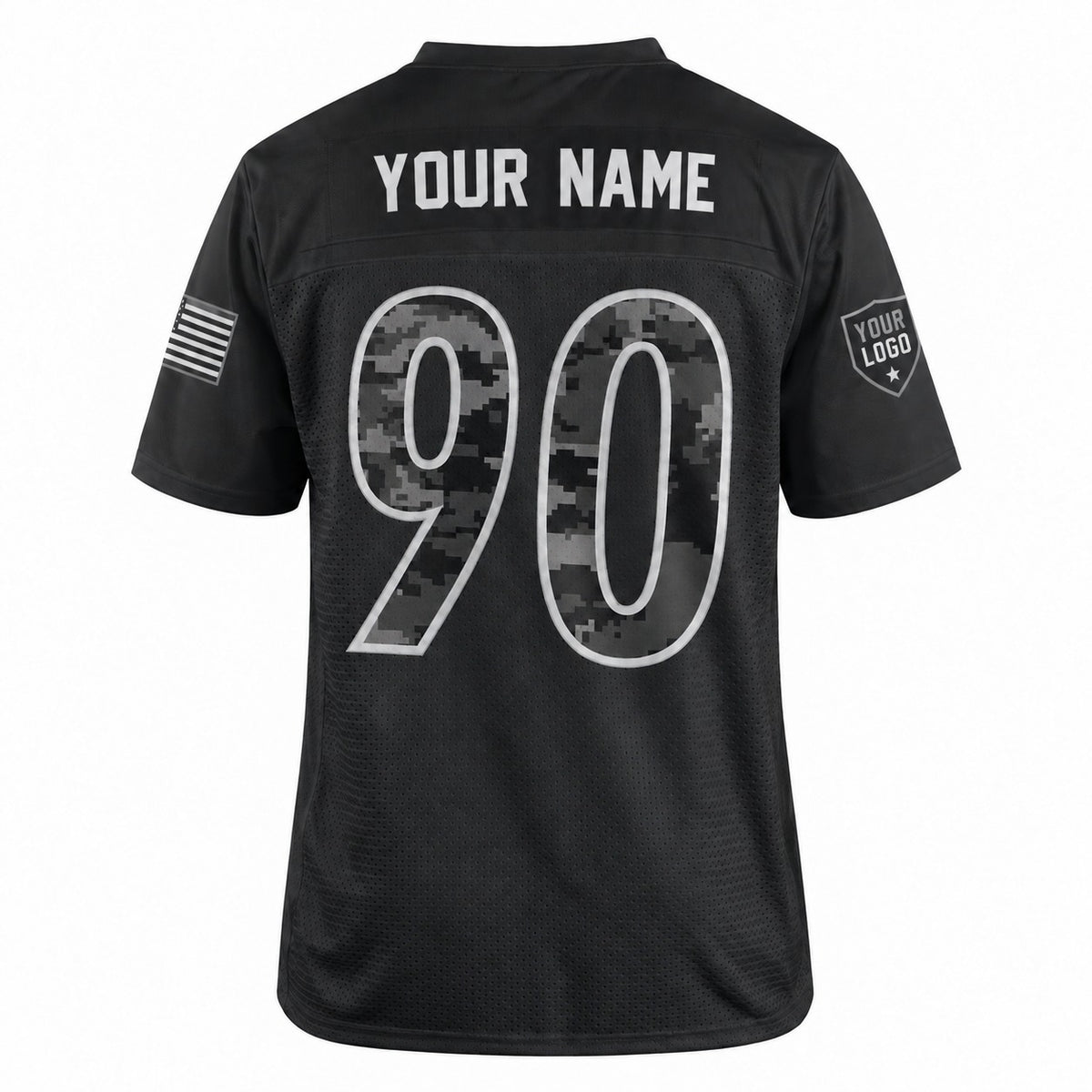 Personalized Pittsburgh Steelers 2026 Salute to Service Football Jersey – Black, Custom Name Patch, Team Name, Number & Logo-4